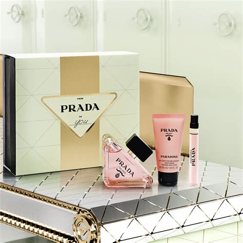 prada gift set perfume|prada paradoxe gift set boots.